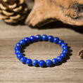 Load image into Gallery viewer, Lapis Lazuli Beaded Bracelet – ORVEL GEMS