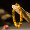 Load image into Gallery viewer, Honey Tiger's Eye Tube-Shaped Crystal Healing Bracelets