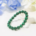 Load image into Gallery viewer, Green Malachite Beaded Bracelet – ORVEL GEMS