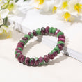 Load image into Gallery viewer, Exotic Ruby Zoisite Faceted Crystal Beaded Bracelets