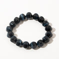 Load image into Gallery viewer, Blue Tiger's Eye Faceted Lantern Crystal Beaded Bracelets