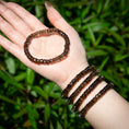 Load image into Gallery viewer, Rare Smoky Quartz Faceted Rondelle Crystal Healing Bracelets