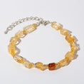 Load image into Gallery viewer, Energetic Citrine Freeform Crystal Therapy Bracelet