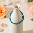 Load image into Gallery viewer, High-Quality Neon Blue Apatite Chips Crystal Healing Beaded Bracelets
