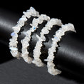 Load image into Gallery viewer, Blue Flash Moonstone Chips Crystal Beaded Bracelets