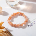 Load image into Gallery viewer, Vibrant Orange Sunstone Chips Crystal Healing Beaded Bracelets