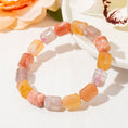 Load image into Gallery viewer, Refined Flower Agate Tube Crystal Therapy Bracelet