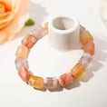 Load image into Gallery viewer, Refined Flower Agate Tube Crystal Therapy Bracelet