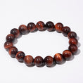 Load image into Gallery viewer, Red Tiger's Eye Beaded Bracelet – ORVEL GEMS