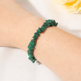 Load image into Gallery viewer, Vivid Green Malachite Chips Crystal Beaded Bracelets