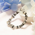 Load image into Gallery viewer, Black Rutilated Quartz Chips Crystal Healing Bracelets