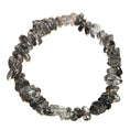 Load image into Gallery viewer, Natural Black Rutilated Quartz Chips Crystal Bracelets