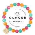 Load image into Gallery viewer, Cancer-12 Zodiac Sign Constellation Crystal Bracelet