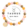 Load image into Gallery viewer, Taurus-12 Zodiac Sign Constellation Crystal Bracelet