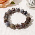 Load image into Gallery viewer, Unique Brown Botswana Agate Crystal Healing Bracelet