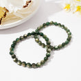 Load image into Gallery viewer, Rare Green Lepidolite Crystal Healing Bracelets