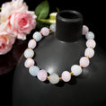 Load image into Gallery viewer, Morganite Freeform Tumbled Crystal Beaded Bracelets