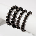 Load image into Gallery viewer, Silver Sheen Obsidian Bracelet – ORVEL GEMS