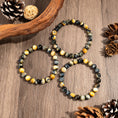Load image into Gallery viewer, Premium Multicolor Tiger's Eye Round Crystal Beaded Bracelet