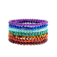 Load image into Gallery viewer, 7 Chakras Crystal Healing Bracelet Stack