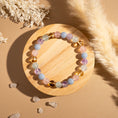 Load image into Gallery viewer, Tranquil Harmony - Anxiety Bracelet | Amethyst • Angelite • Rose Quartz • Citrine • Aquamarine Bracelet