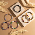Load image into Gallery viewer, Amethyst, Howlite, Aventurine , Fluorite Bracelet | Anxiety Bracelet