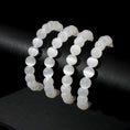 Load image into Gallery viewer, Pure Selenite Round Crystal Healing Bracelets