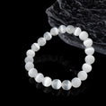 Load image into Gallery viewer, Pure Selenite Round Crystal Healing Bracelets