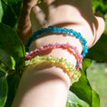 Load image into Gallery viewer, High-Quality Neon Blue Apatite Chips Crystal Healing Beaded Bracelets