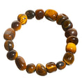 Load image into Gallery viewer, Natural Tiger's Eye Large Nuggets Crystal Beaded Bracelets
