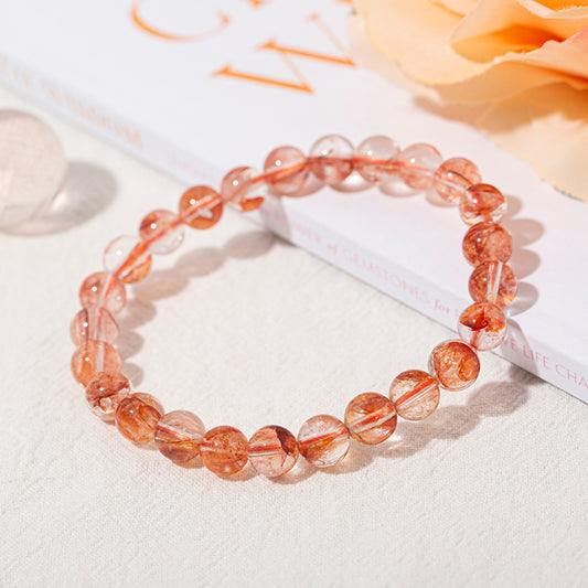 Passionate Fire Quartz Crystal Healing Bracelets