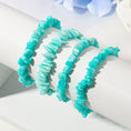 Load image into Gallery viewer, Peruvian Amazonite Chips Crystal Beaded Bracelets
