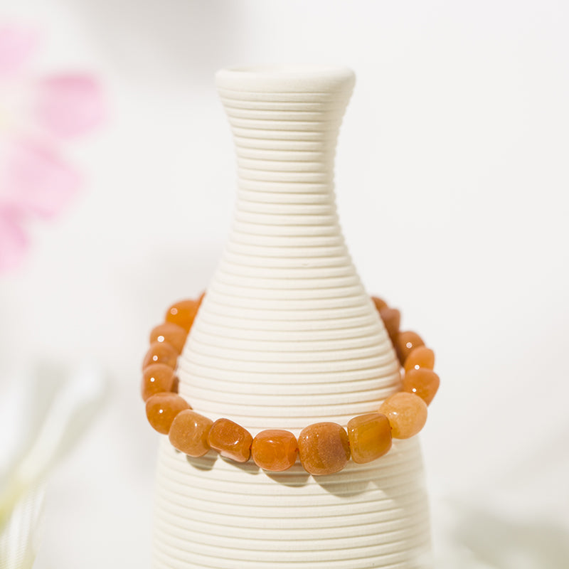 Orange Aventurine Nugget Healing Bracelet