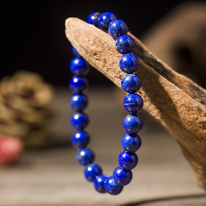 Lapis Lazuli Beaded Bracelet – ORVEL GEMS