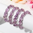 Load image into Gallery viewer, Amethyst Faceted Freeform Nugget Crystal Therapy Bracelet
