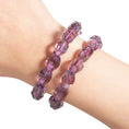 Load image into Gallery viewer, Amethyst Faceted Freeform Nugget Crystal Therapy Bracelet
