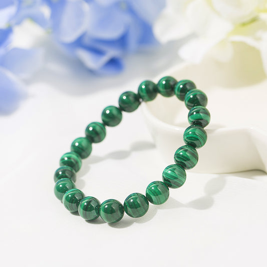 Green Malachite Beaded Bracelet – ORVEL GEMS