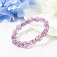 Load image into Gallery viewer, Amethyst Faceted Freeform Nugget Crystal Therapy Bracelet
