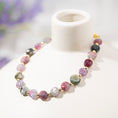 Load image into Gallery viewer, Multicolored Tourmaline Nugget Crystal Beaded Bracelets
