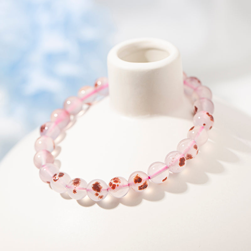 Ice Pink Purple Agate Healing Bracelets – ORVEL GEMS