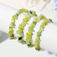 Load image into Gallery viewer, Serpentine Jade Chips Crystal Healing Bracelets
