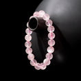 Load image into Gallery viewer, Pink Rose Quartz Beaded Bracelet – ORVEL GEMS
