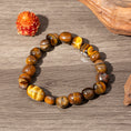 Load image into Gallery viewer, Natural Tiger's Eye Large Nuggets Crystal Beaded Bracelets
