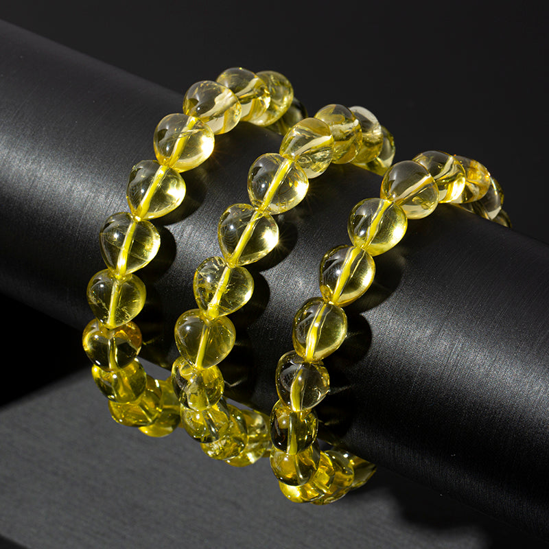 Lemon Quartz Beaded Bracelet – ORVEL GEMS