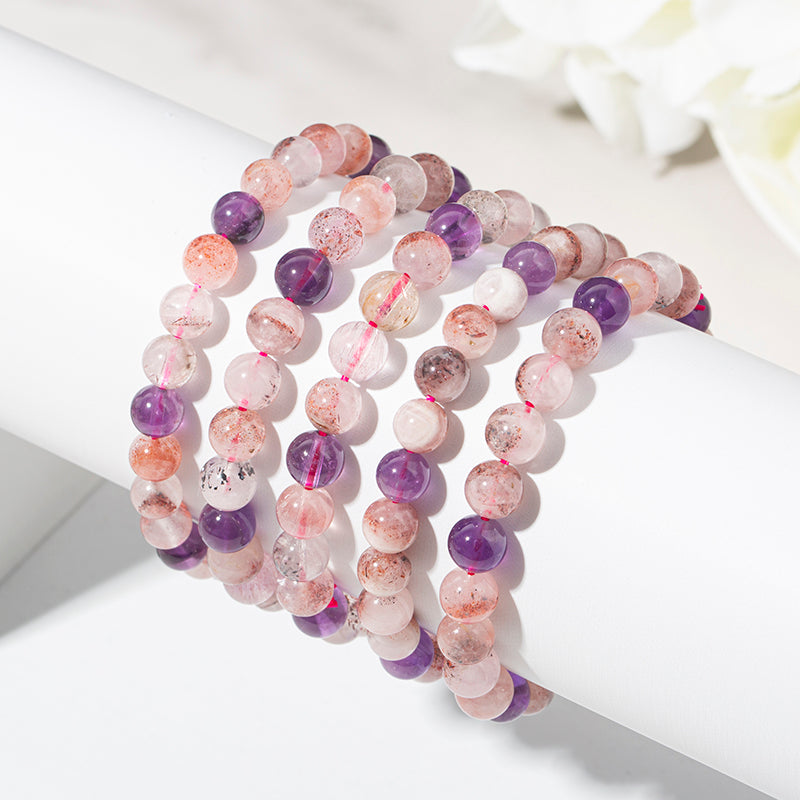 Unique Super Seven Crystal Beaded Bracelets