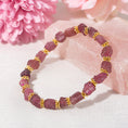 Load image into Gallery viewer, Raw Pink Tourmaline Freeform Crystal Healing Bracelets
