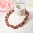 Load image into Gallery viewer, Raw Pink Tourmaline Freeform Crystal Healing Bracelets
