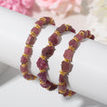 Load image into Gallery viewer, Raw Pink Tourmaline Freeform Crystal Healing Bracelets
