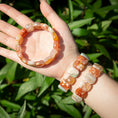 Load image into Gallery viewer, Exquisite Flower Agate Irregular Nugget Crystal Therapy Bracelet
