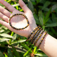 Load image into Gallery viewer, Chocolate Blue Tiger Eye Bracelet – ORVEL GEMS
